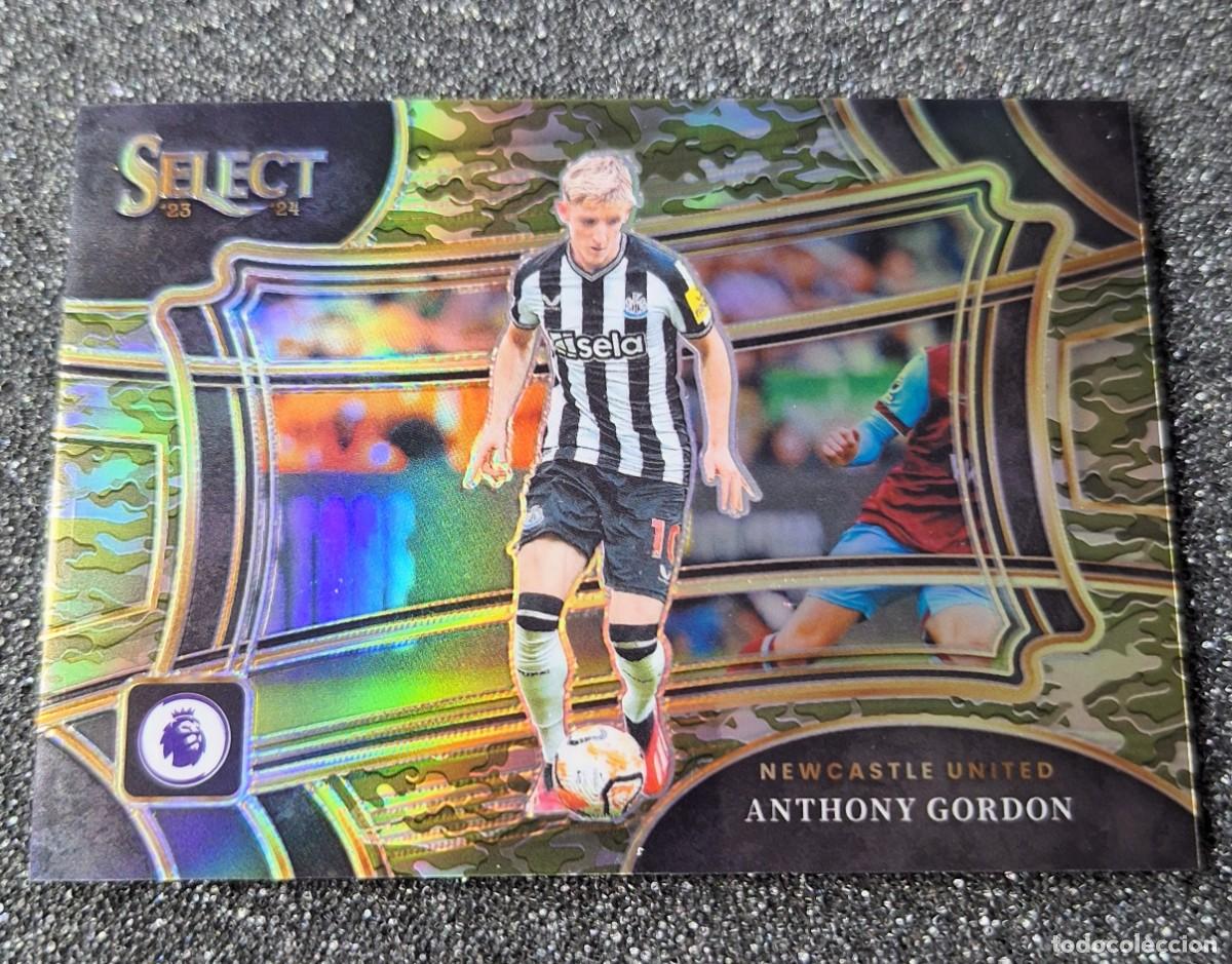 Cromos de f&uacute;tbol: Anthony Gordon Newcastle Panini Select 2023-24 #247 Prizm 065/175 Camo
