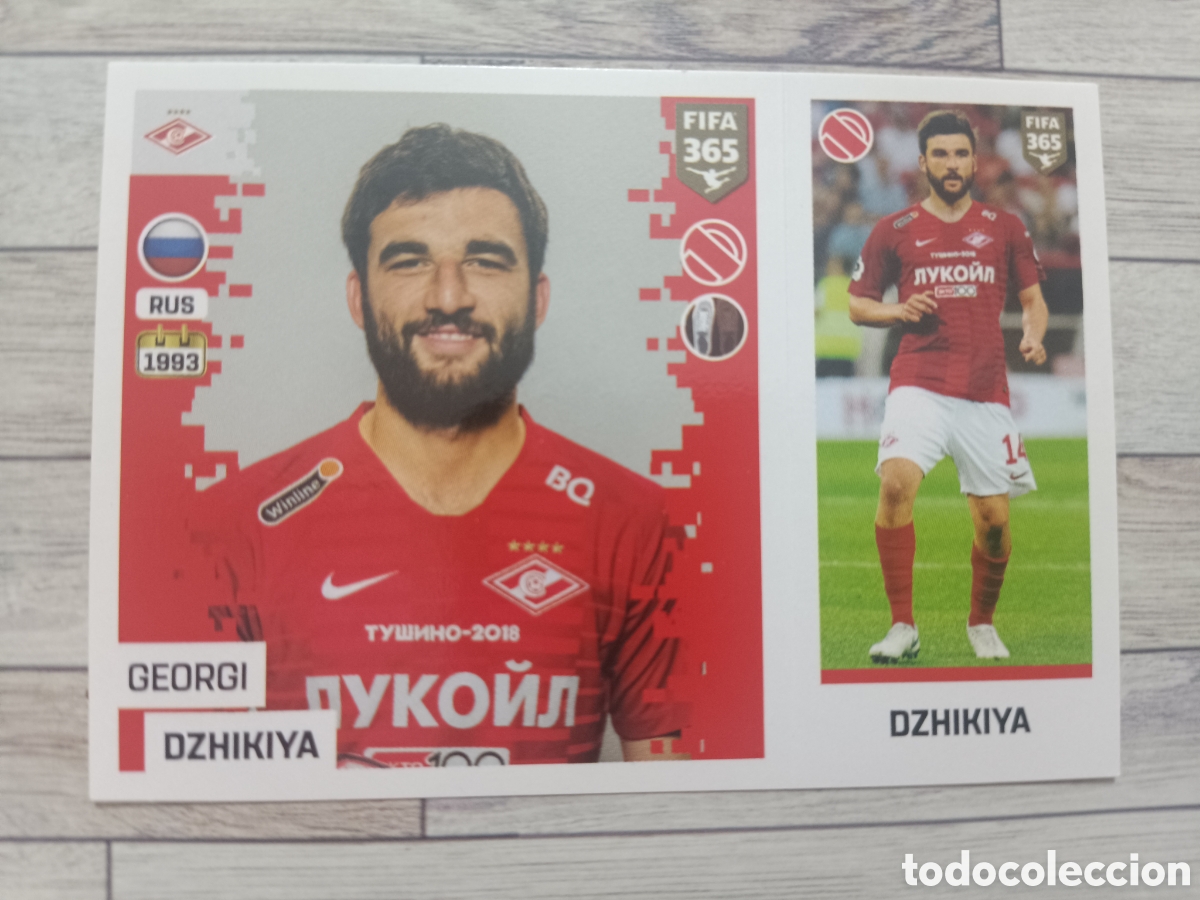 Cromos de f&uacute;tbol: 270 GEORGI OZHIKIYA SPARTAK MOSCU STICKER PANINI FIFA 365 2018 2019 18 19 BLUE EDITION