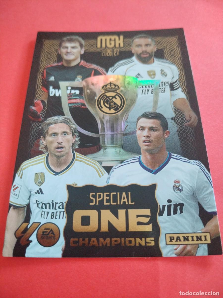 Cromos de f&uacute;tbol: MEGACRACKS 2026 2027 - SPECIAL ONE CHAMPIONS CRISTIANO RONALDO