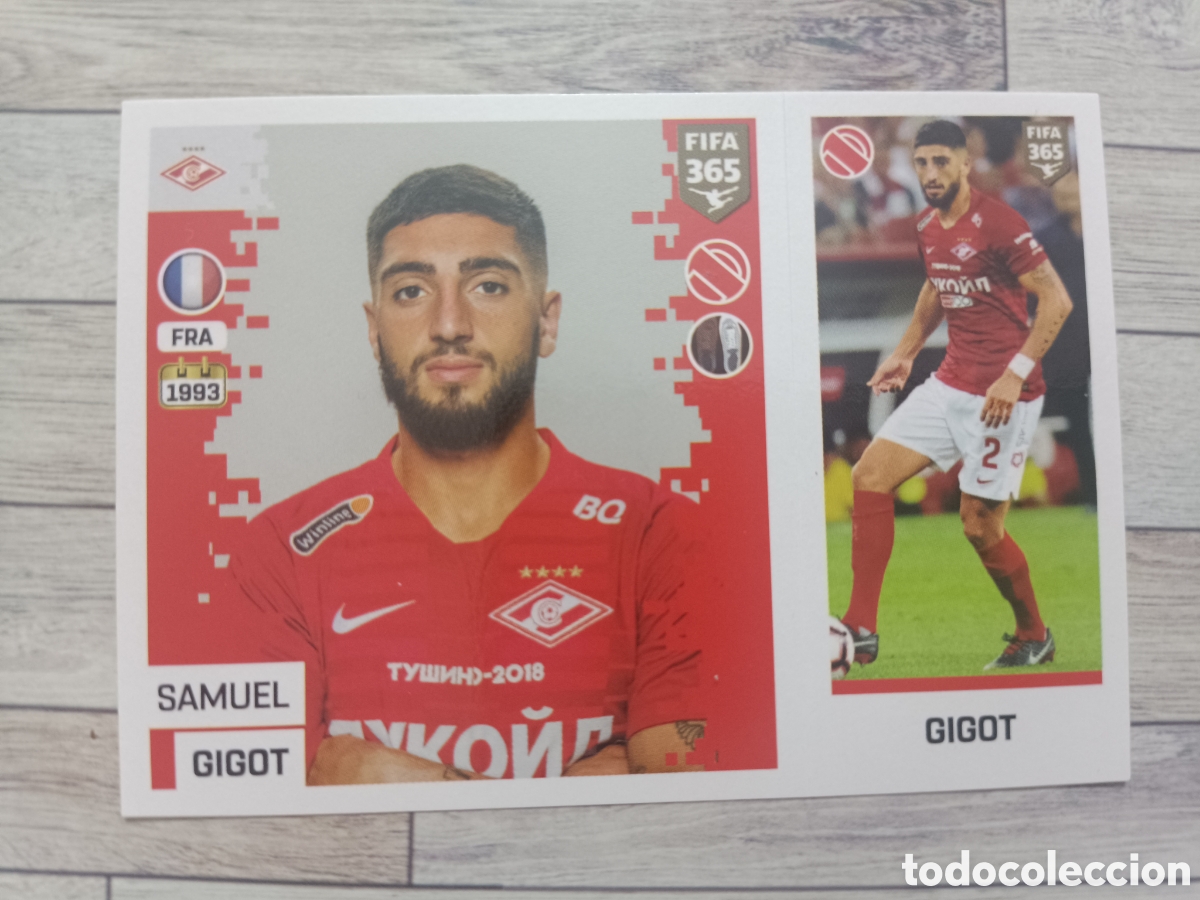 Cromos de f&uacute;tbol: 272 SAMUEL GIGOT SPARTAK MOSCU STICKER PANINI FIFA 365 2018 2019 18 19 BLUE EDITION