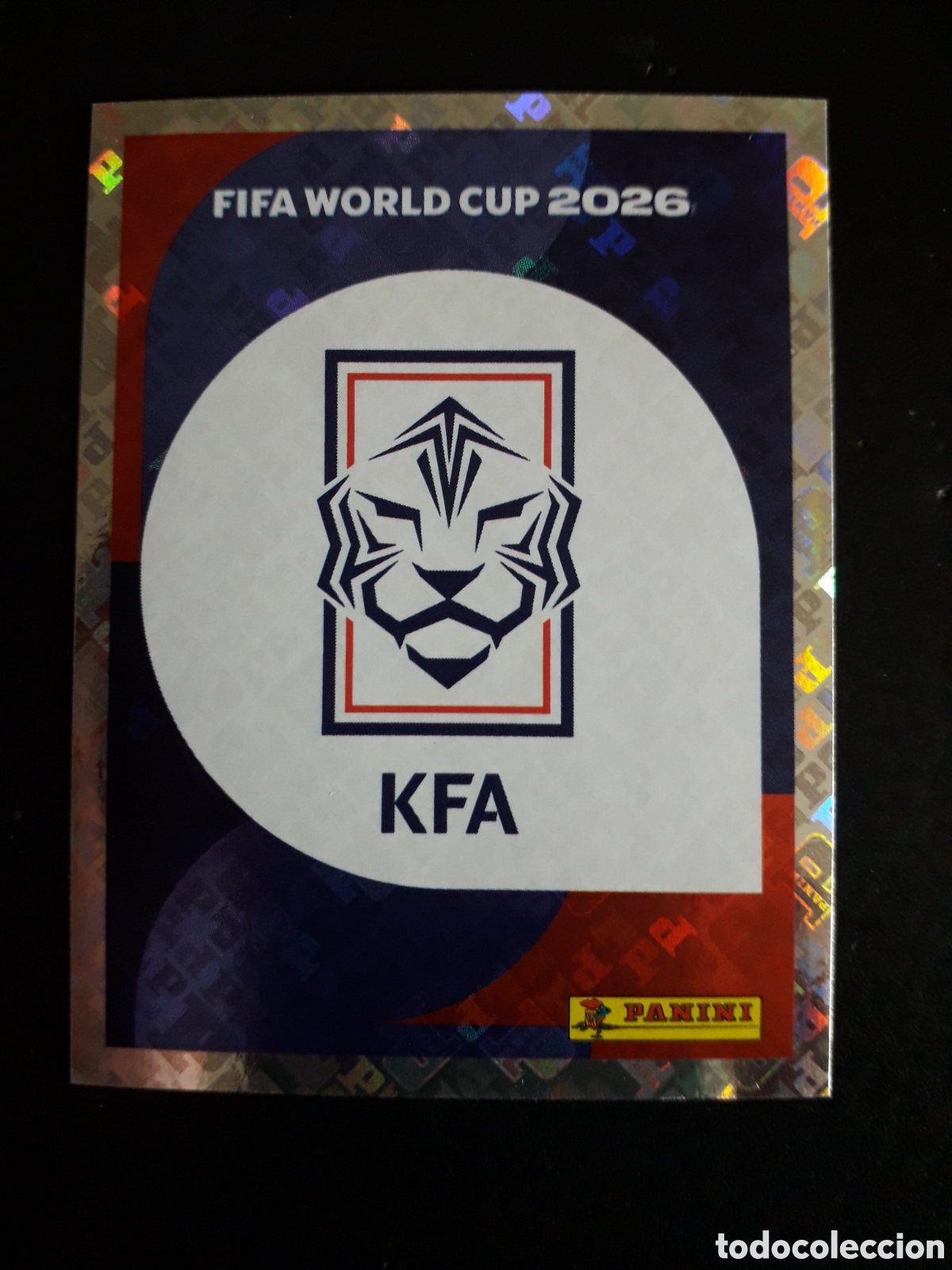 Cromos de f&uacute;tbol: ESCUDO COREA DEL SUR KOR 1 MUNDIAL F&Uacute;TBOL 2026 FIFA WORLD CUP PANINI SIN PEGAR PEDIDO M&Iacute;NIMO 3&euro;