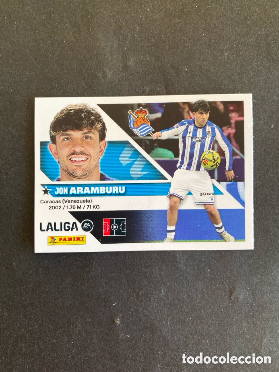 Cromos de f&uacute;tbol: Cromo liga 26/27 R Sociedad N* 5