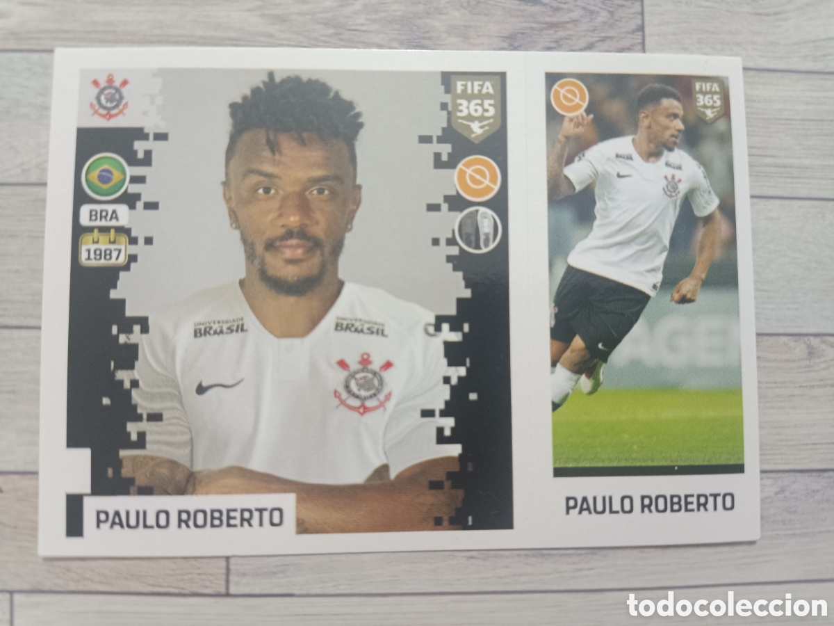 Cromos de Futebol: 305 PAULO ROBERTO CORINTHIANS STICKER PANINI FIFA 365 2018 2019 18 19 BLUE EDITION