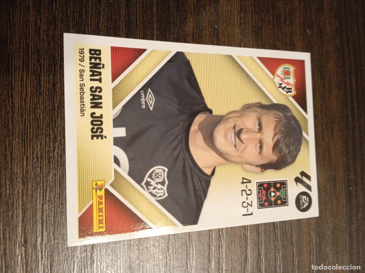 Fu&szlig;ball-Sticker: Cromo Panini Liga Este 2026/2027 26/27 Rayo Vallecano Entrenador Be&ntilde;at San jose 2