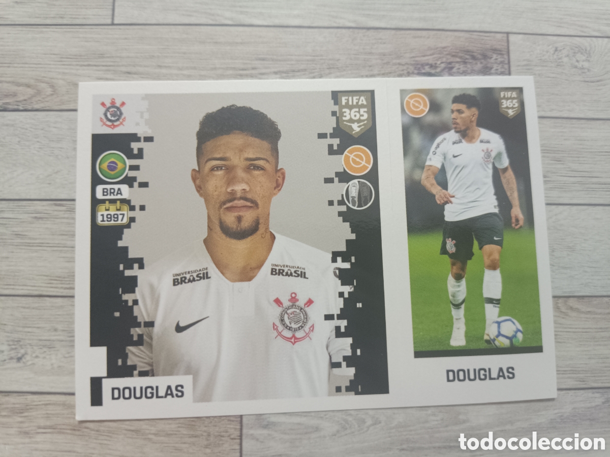 Fu&szlig;ball-Sticker: 309 DOUGLAS CORINTHIANS STICKER PANINI FIFA 365 2018 2019 18 19 BLUE EDITION
