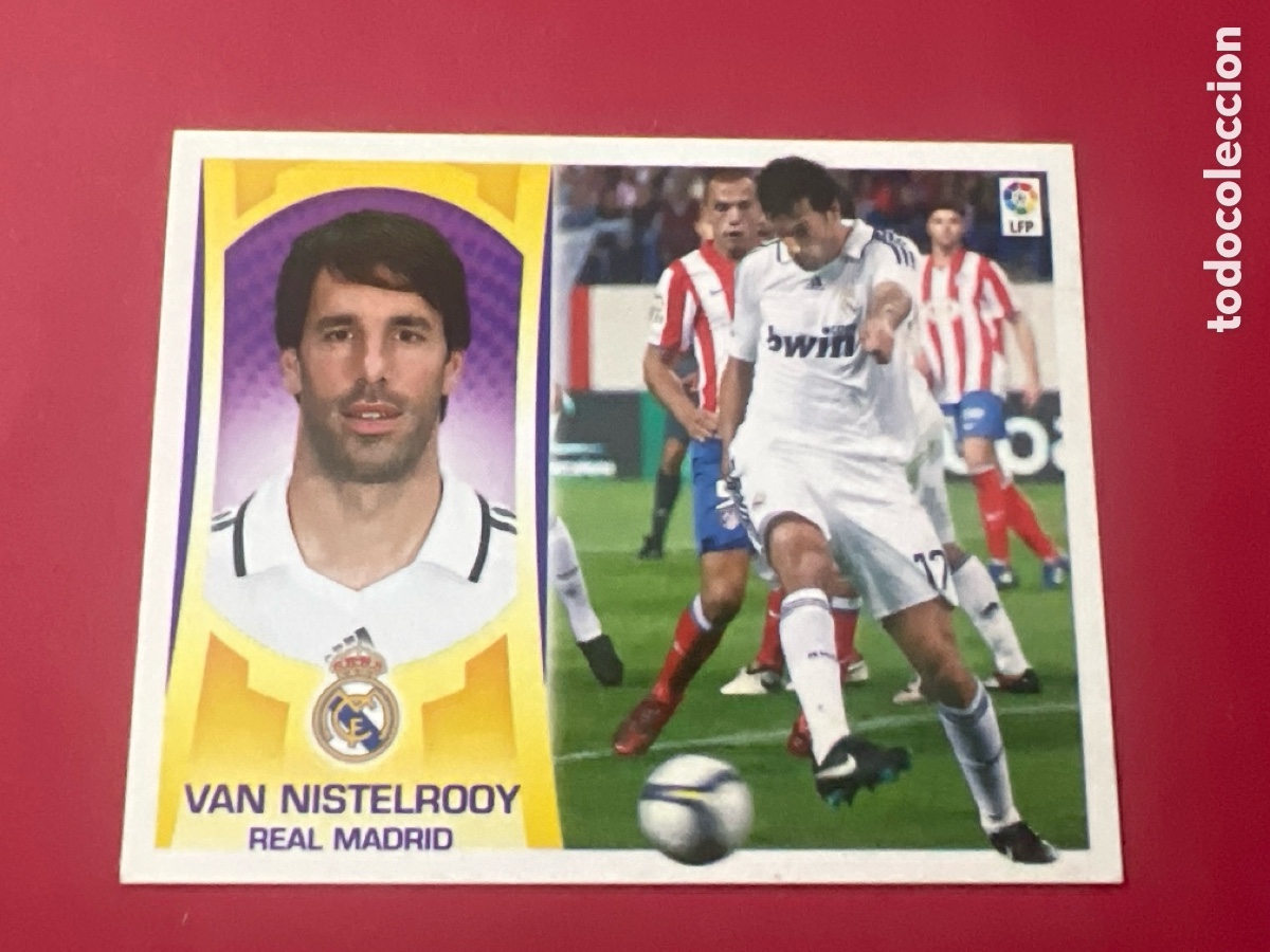 Figurine di Calcio: C2291. Van Nistelrooy (15B) REAL MADRID LIGA ESTE 2009-2010