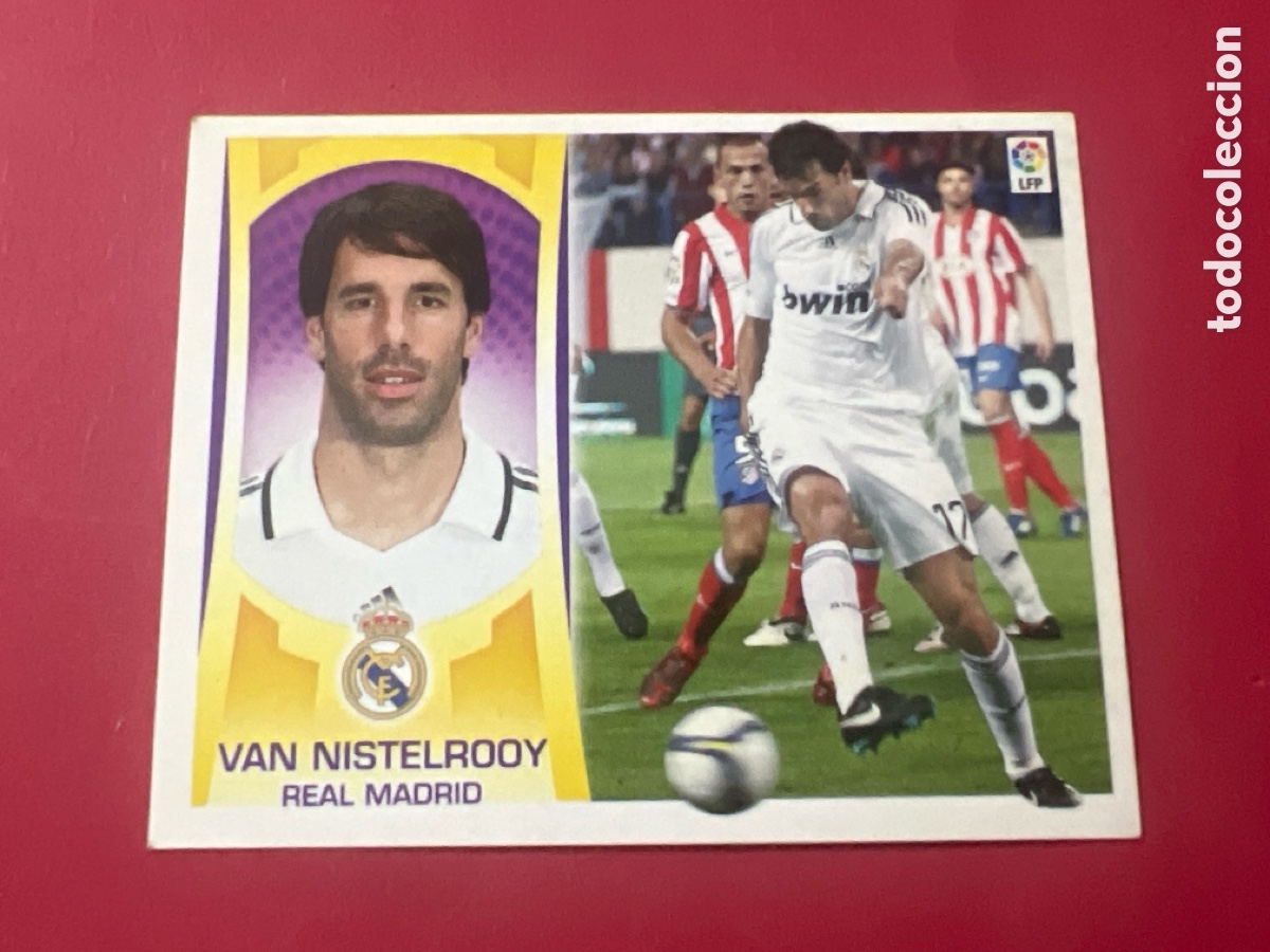 Cromos de f&uacute;tbol: C2299. Van Nistelrooy (15B) REAL MADRID LIGA ESTE 2009-2010
