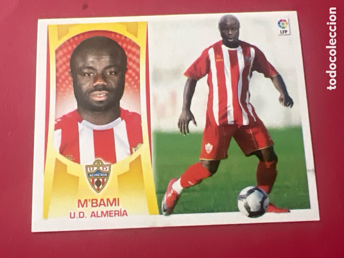 Cromos de f&uacute;tbol: C2311. M'BAMI FICHAJE 59 B LIGA ESTE 2009 2010 09 10. NUNCA PEGADO.