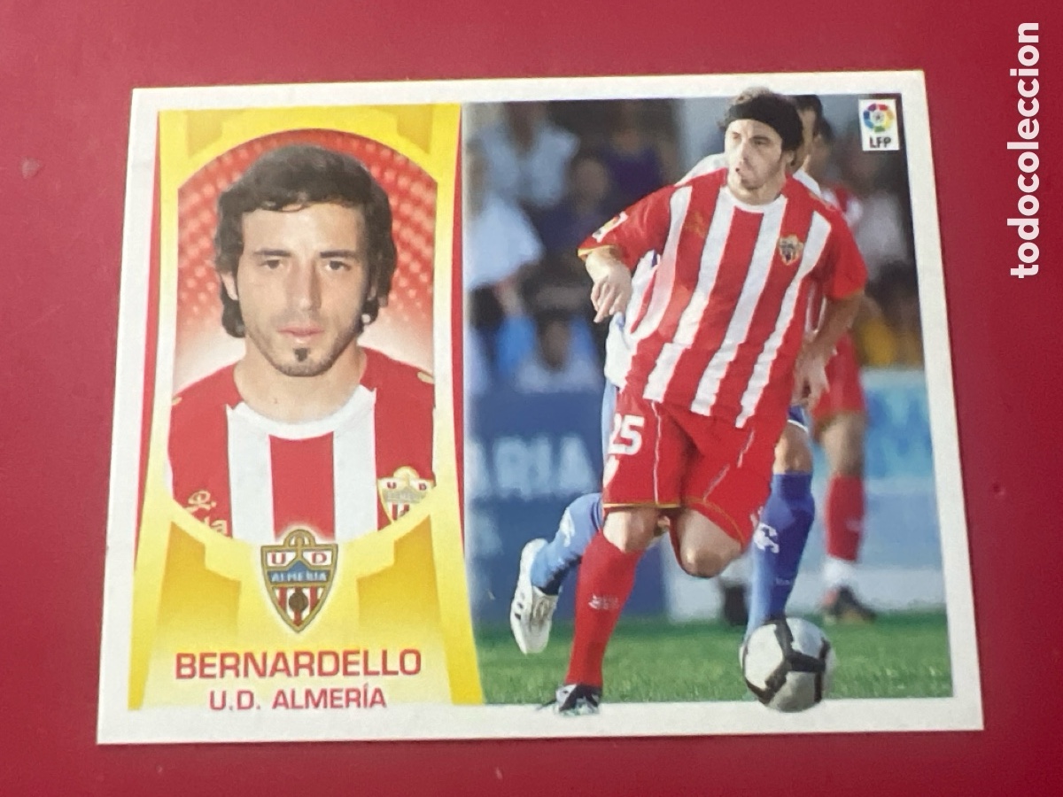 Cromos de f&uacute;tbol: C2316. BERNARDELLO ALMERIA N&ordm; 8 B COLOCA 2009-10 ESTE SIN PEGAR