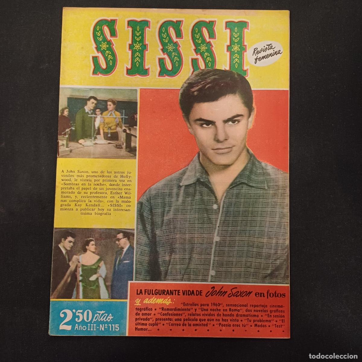 Cromos de f&uacute;tbol: SISSI/REVISTA FEMENINA N&ordm; 115.