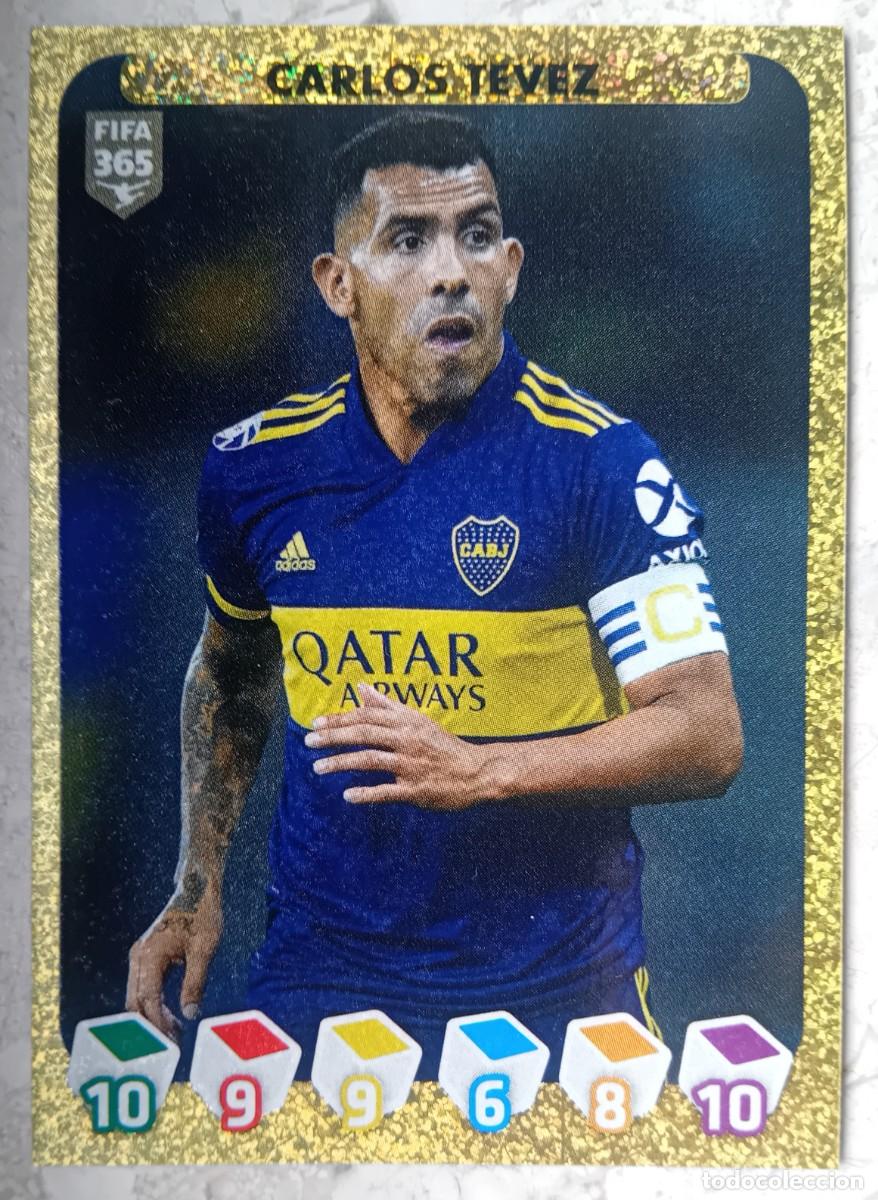 Cromos de f&uacute;tbol: Figurina Panini 2020-21 Cromo Fifa 365 2021 Carlos Tevez Boca Juniors n 390