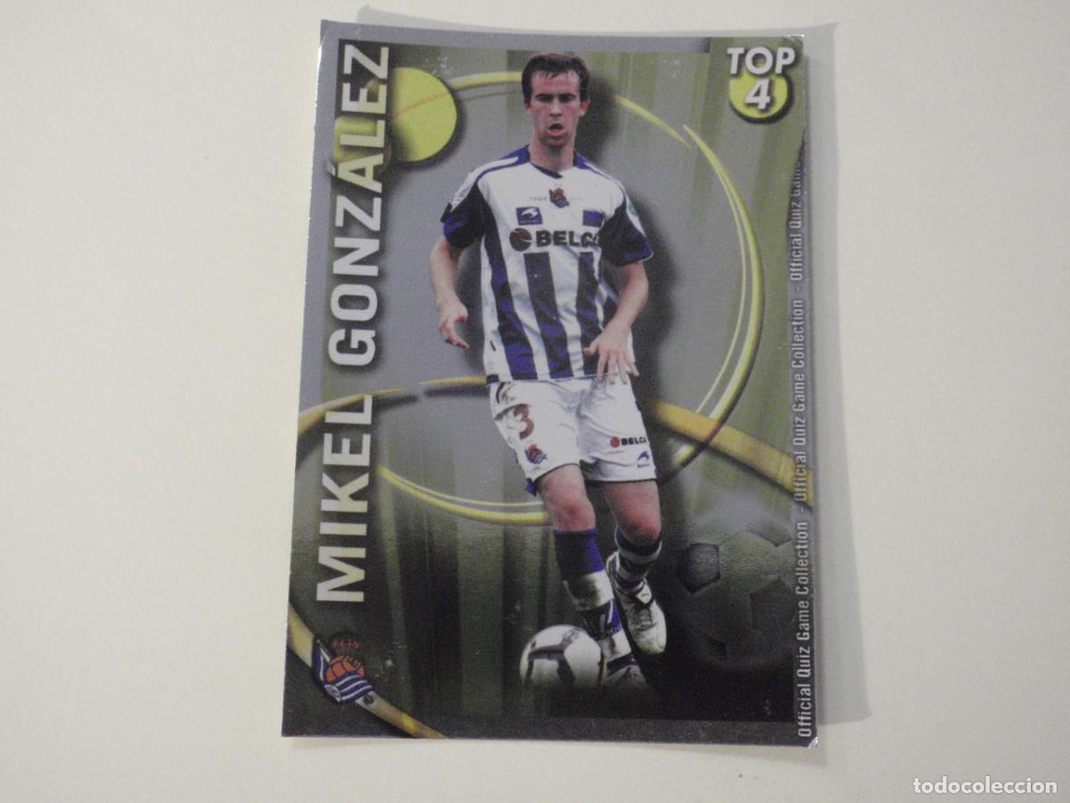 Cromos de f&uacute;tbol: 565 MIKEL GONZALEZ TOP Amarillo TRADING CARD OFFICIAL QUIZ GAME COLLECTION 2010 2011 MUNDICROMO
