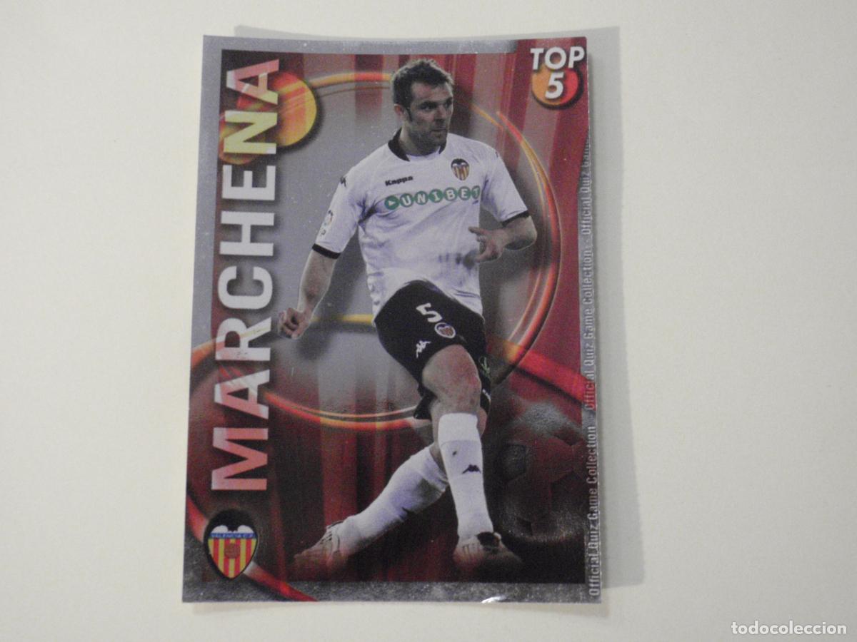 Cromos de f&uacute;tbol: 570 MARCHENA TOP Rojo BAJA. TRADING CARD OFFICIAL QUIZ GAME COLLECTION 2010 2011 MUNDICROMO. 10 11