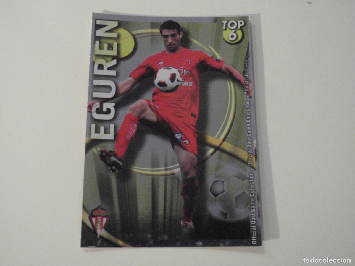 Cromos de f&uacute;tbol: 593 EGUREN TOP Amarillo. TRADING CARD OFFICIAL QUIZ GAME COLLECTION 2010 2011 MUNDICROMO. 10 11
