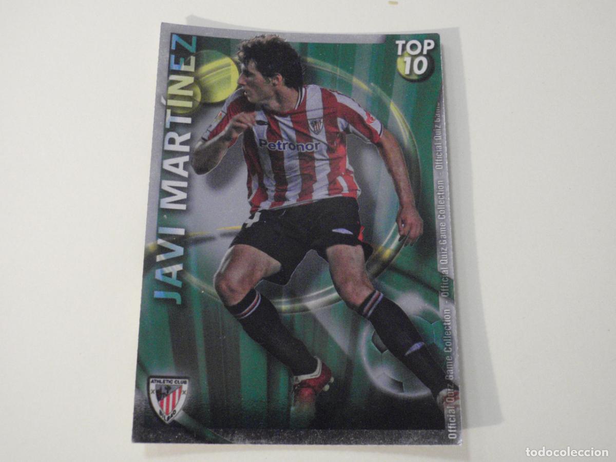 Cromos de f&uacute;tbol: 617 JAVI MARTINEZ TOP Verde. TRADING CARD OFFICIAL QUIZ GAME COLLECTION 2010 2011 MUNDICROMO. 10 11