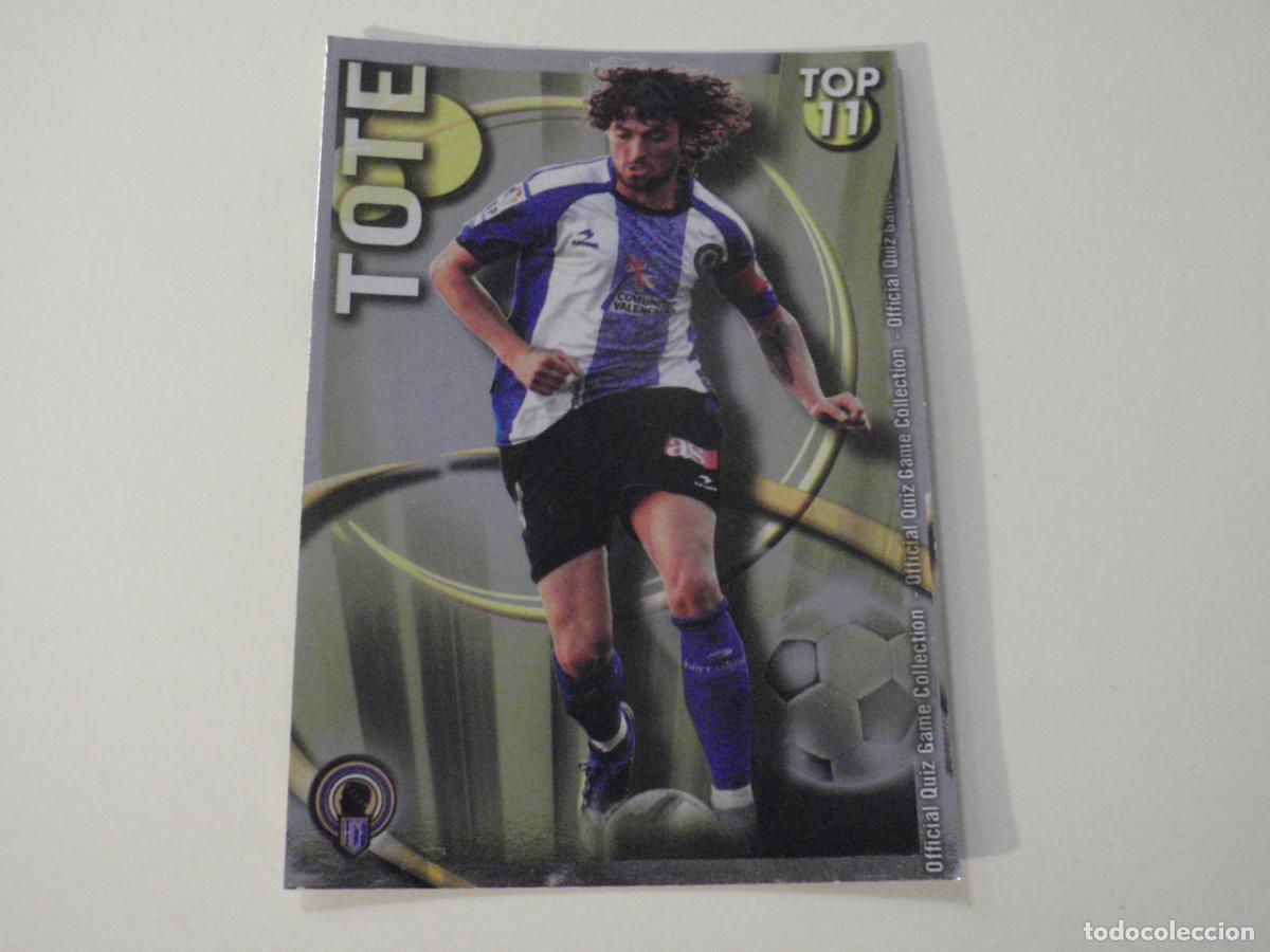 Cromos de f&uacute;tbol: 639 TOTE H&eacute;rcules TOP Amarillo TRADING CARD OFFICIAL QUIZ GAME COLLECTION 2010 2011 MUNDICROMO 10 11