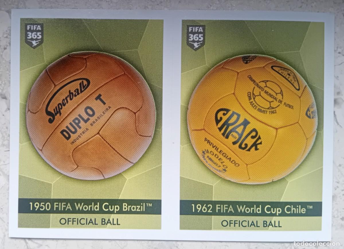 Cromos de f&uacute;tbol: Figurina Panini 2020-21 Cromo Fifa 365 2021 Fifa World Cup 1950 1962 Official Ball n 409