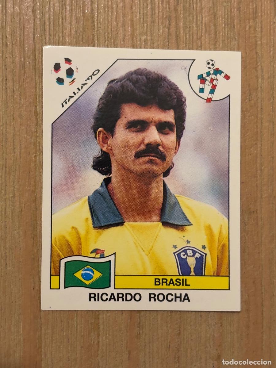 Cromos de f&uacute;tbol: 5. CROMO SIN PEGAR ITALIA 90 PANINI BRASIL RICARDO ROCHA N 199