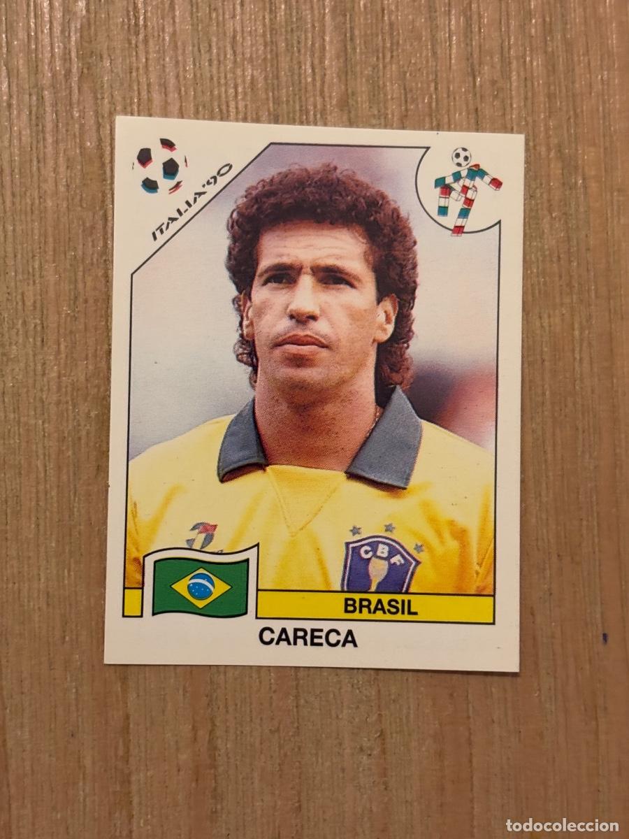 Cromos de f&uacute;tbol: 5. CROMO SIN PEGAR ITALIA 90 PANINI BRASIL CARECA N 207