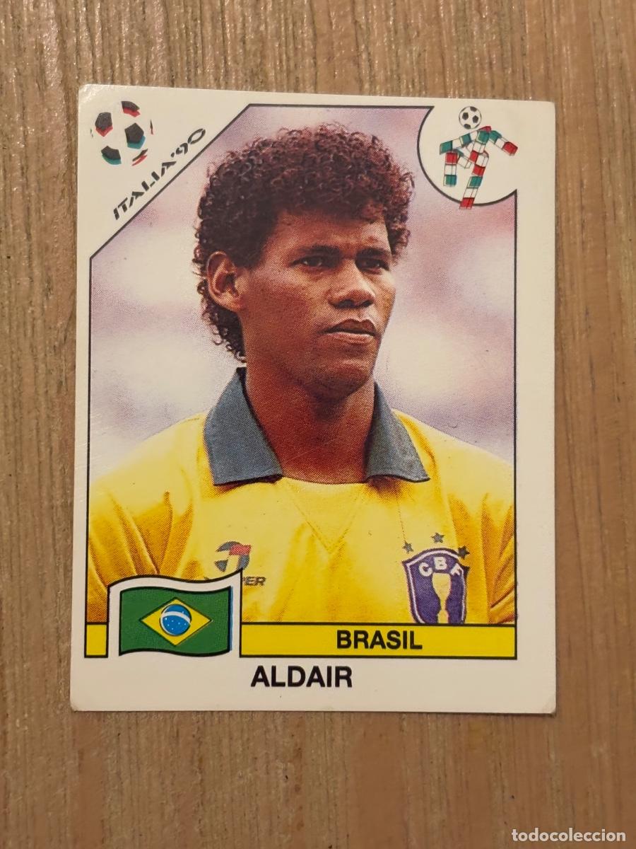 Cromos de f&uacute;tbol: 5. CROMO SIN PEGAR ITALIA 90 PANINI BRASIL ALDAIR N 198
