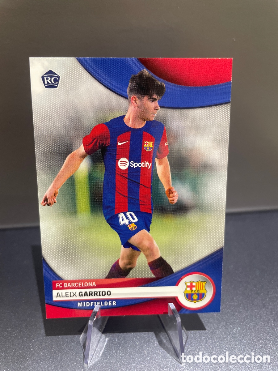 Cromos de f&uacute;tbol: Aleix Garrido 15 Rookie FC Barcelona Team Set 2023-24 Topps