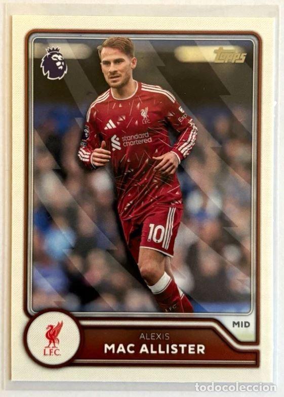 Cromos de f&uacute;tbol: Alexis Mac Allister #167 Liverpool FC Topps Flagship Premier League 2026 2027