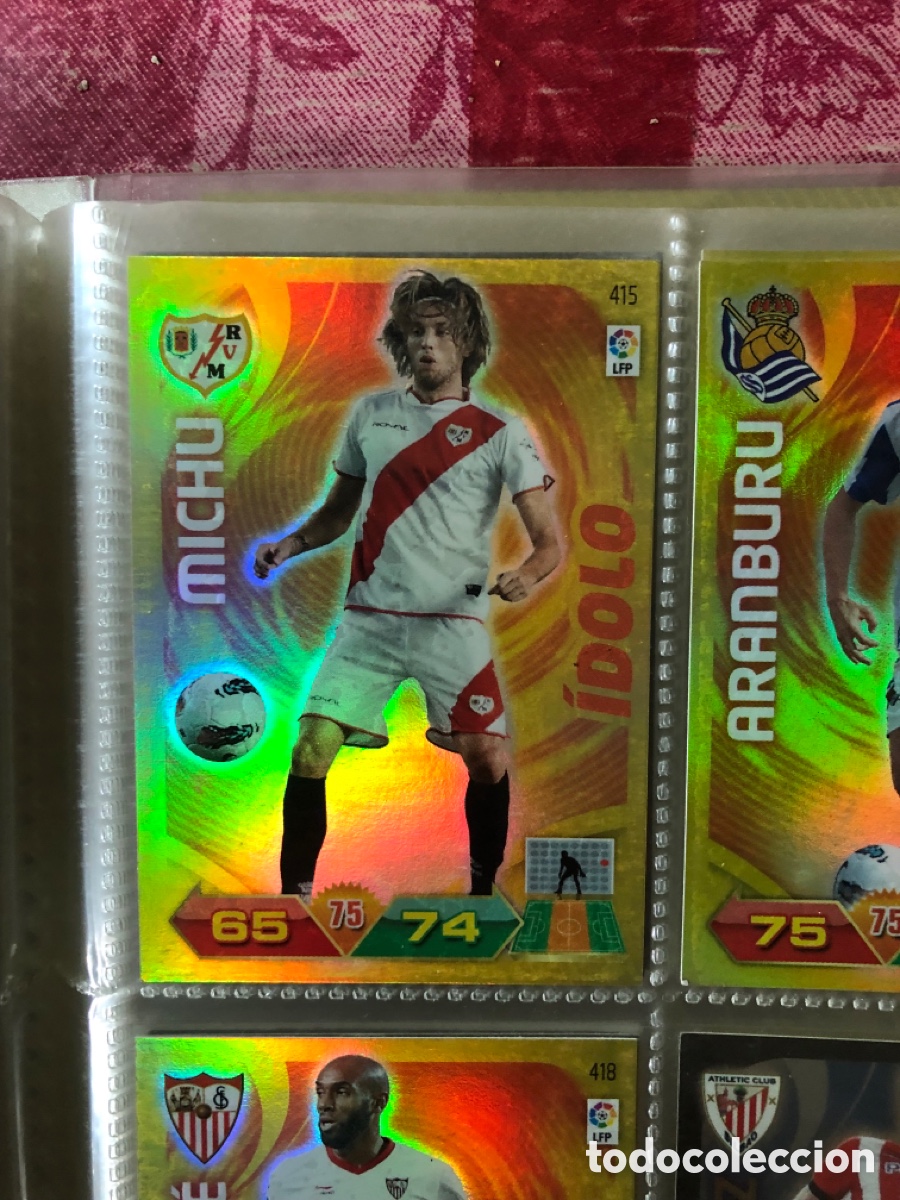 Cromos de f&uacute;tbol: ADRENALYN XL 2011-2012 N&ordm;415 MICHU (RAYO VALLECANO) IDOLO LIGA 11 12 CROMOS