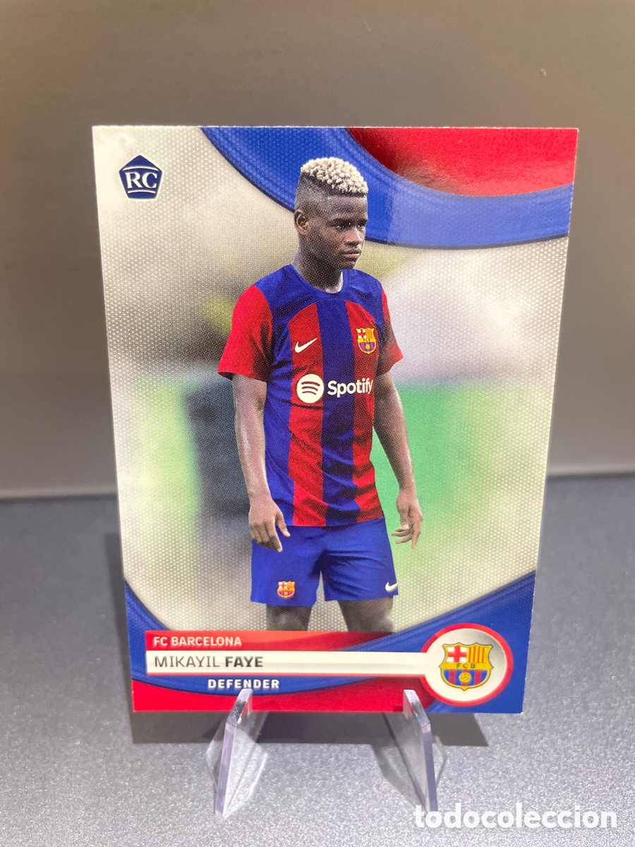 Cromos de f&uacute;tbol: Faye 11 Rookie FC Barcelona Team Set 2023-24 Topps