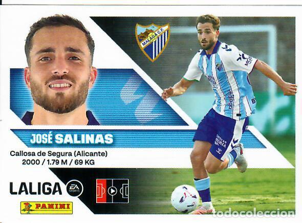 Cromos de f&uacute;tbol: CROMO PANINI LIGA ESTE 26 27 - N&ordm; 10 - SALINAS - M&Aacute;LAGA - 2&ordf; EDICI&Oacute;N