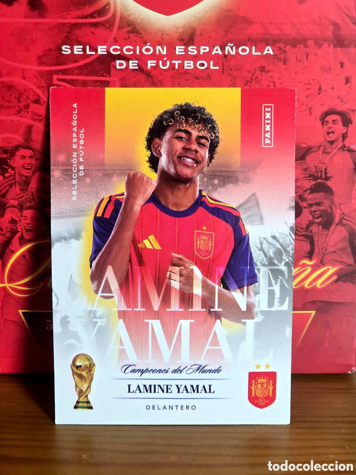 Football Stickers: Lamine Yamal 'Campeones del Mundo' Pasion Espa&ntilde;a Panini Club