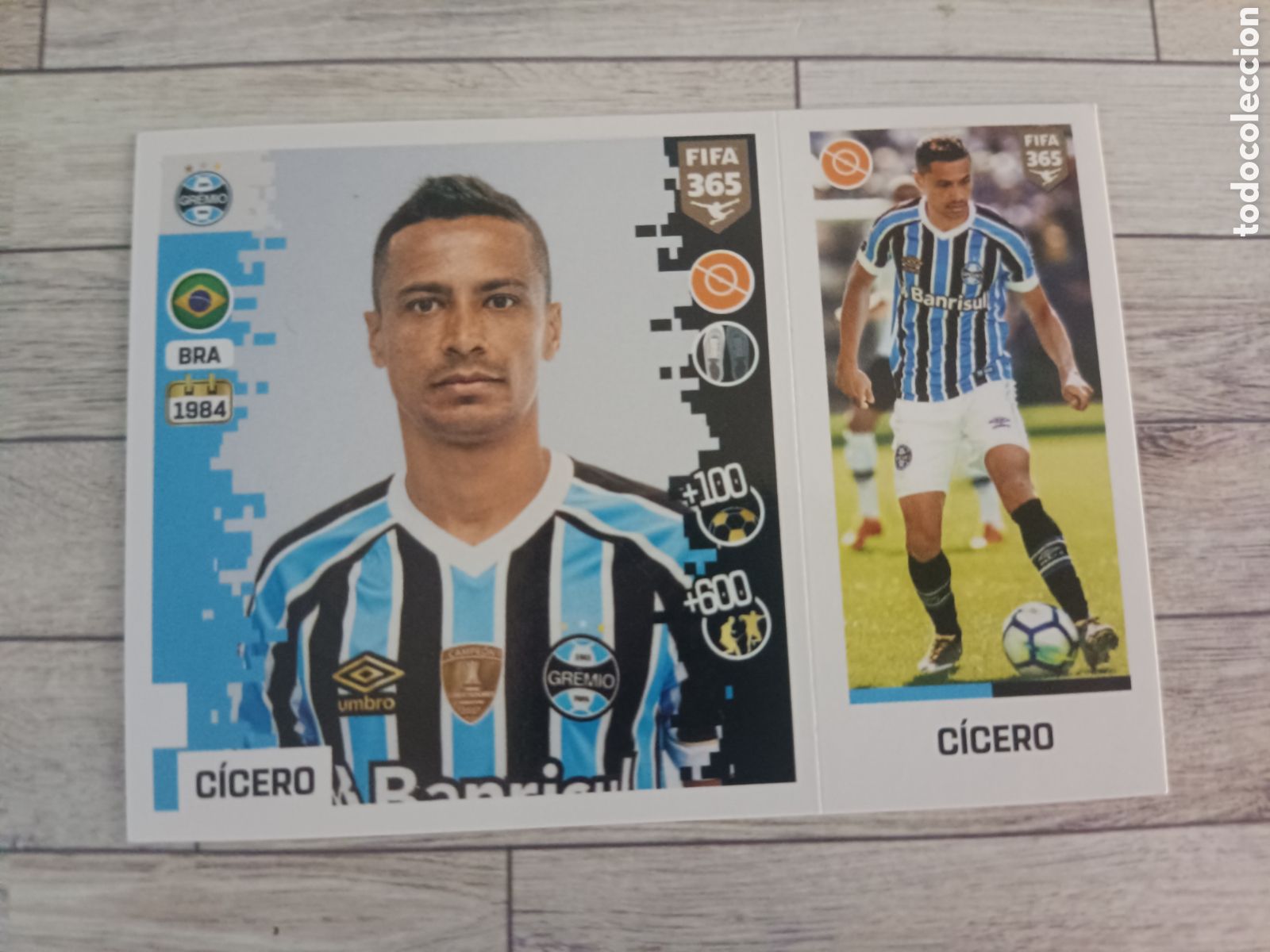 Cromos de f&uacute;tbol: 322 C&Iacute;CERO GREMIO STICKER PANINI FIFA 365 2018 2019 18 19 BLUE EDITION