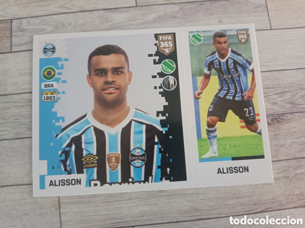 Cromos de f&uacute;tbol: 325 ALISSON GREMIO STICKER PANINI FIFA 365 2018 2019 18 19 BLUE EDITION
