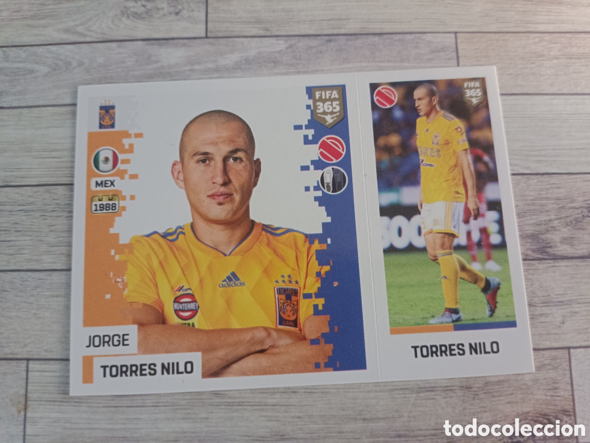 Cromos de f&uacute;tbol: 365 JORGE TORRES NILO TIGRES UANL STICKER PANINI FIFA 365 2018 2019 18 19 BLUE EDITION