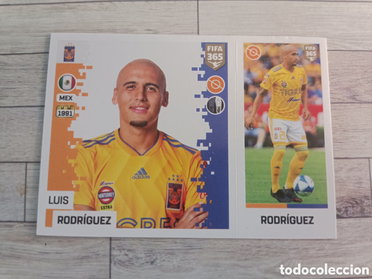 Cromos de f&uacute;tbol: 367 LUIS RODR&Iacute;GUEZ TIGRES UANL STICKER PANINI FIFA 365 2018 2019 18 19 BLUE EDITION