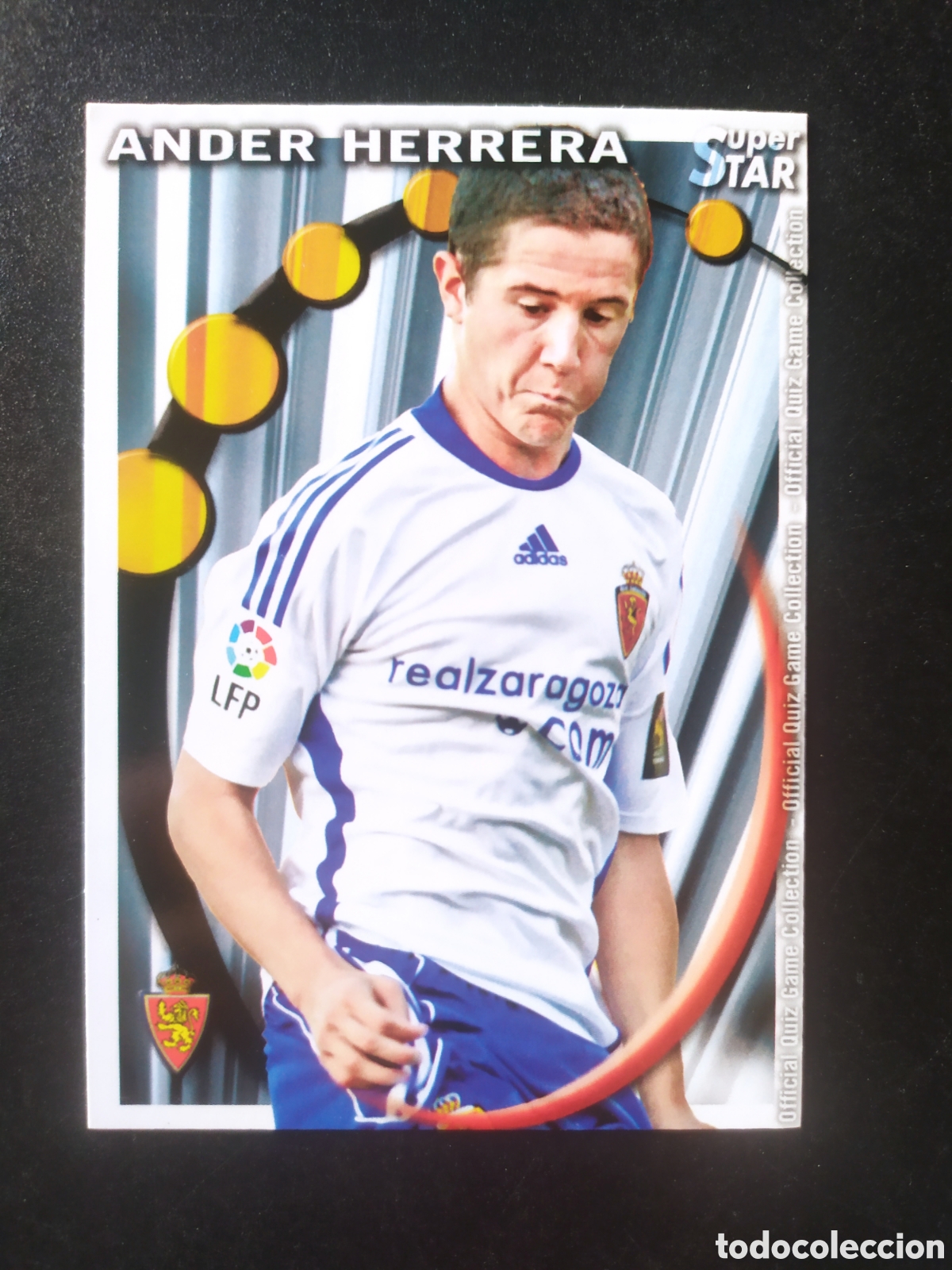 Cromos de f&uacute;tbol: Mundicromo fichas liga 2010 2011 10 11 Ander Herrera superstar mate n&deg; 378 Real Zaragoza