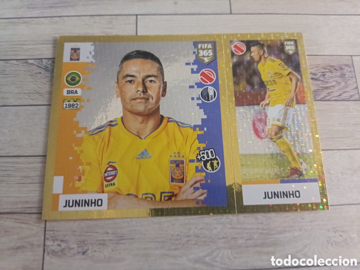 Cromos de f&uacute;tbol: 373 JUNINHO TIGRES UANL STICKER PANINI FIFA 365 2018 2019 18 19 BLUE EDITION