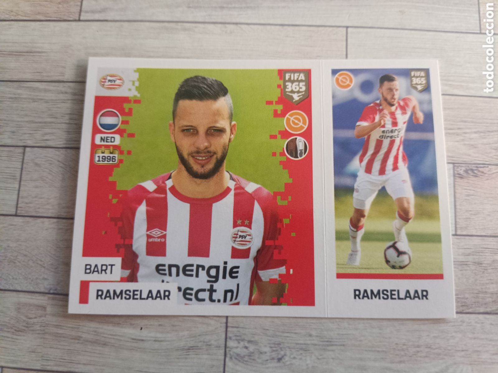 Cromos de f&uacute;tbol: 241 RAMSELAAR PSV EINDHOVEN STICKER PANINI FIFA 365 2018 2019 18 19 BLUE EDITION