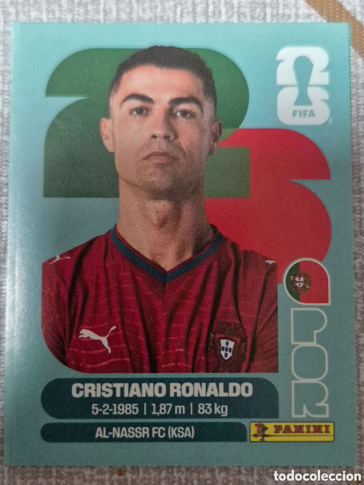 Football Stickers: Cristiano ronaldo portugal mundial 2026
