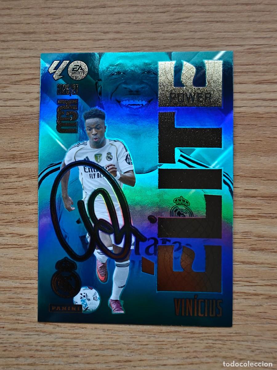Cromos de f&uacute;tbol: Vin&iacute;cius 18 P &Eacute;lite Power Panini Megacracks 2026 2027 Real Madrid 2026 2027
