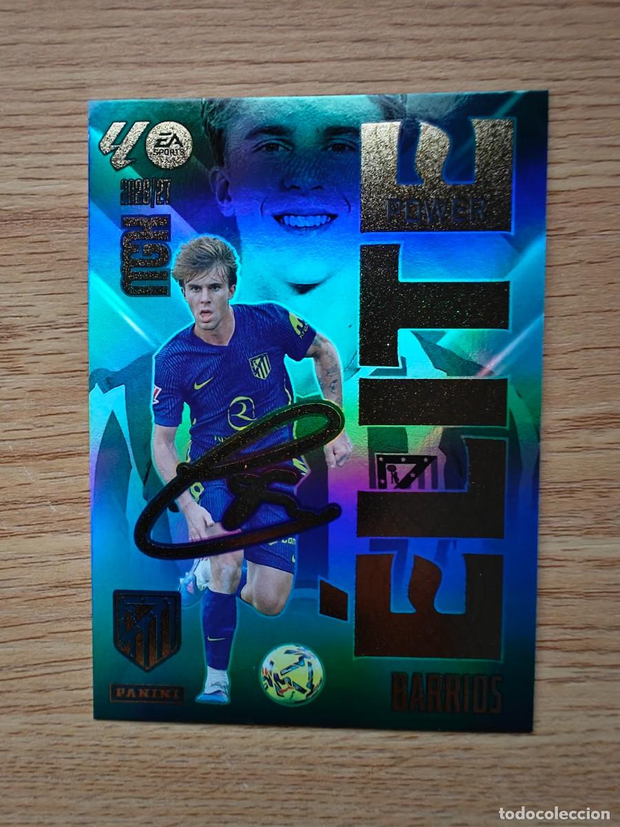 Cromos de f&uacute;tbol: Barrios 1 P &Eacute;lite Power Panini Megacracks 2026 2027 Atl&eacute;tico de Madrid 2026 2027