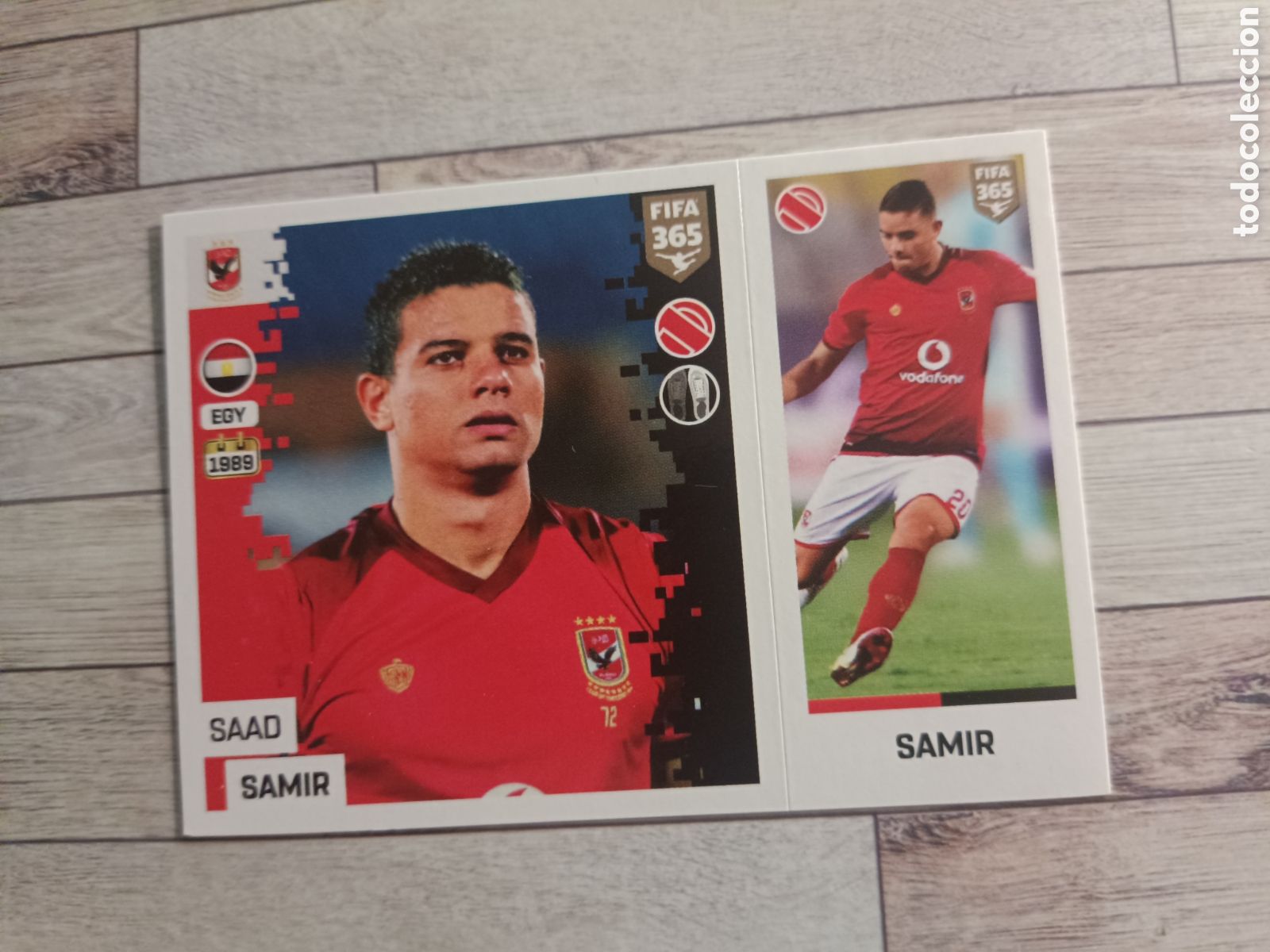 Cromos de f&uacute;tbol: 332 SAMIR - AL ALHY STICKER PANINI FIFA 365 2018 2019 18 19 BLUE EDITION