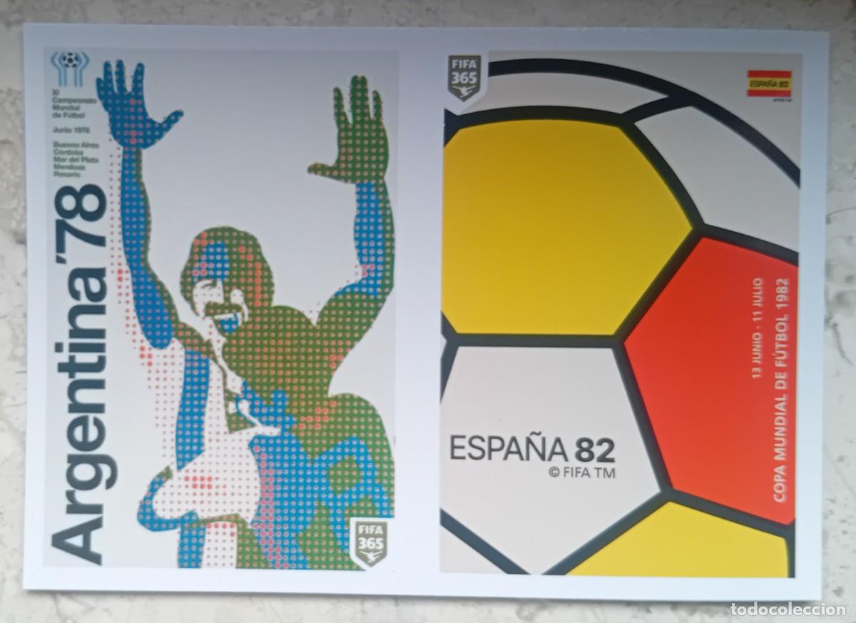 Cromos de f&uacute;tbol: Figurina Panini 2020-21 Cromo Fifa 365 2021 Poster Argentina 1978 Espa&ntilde;a 1982 n 422
