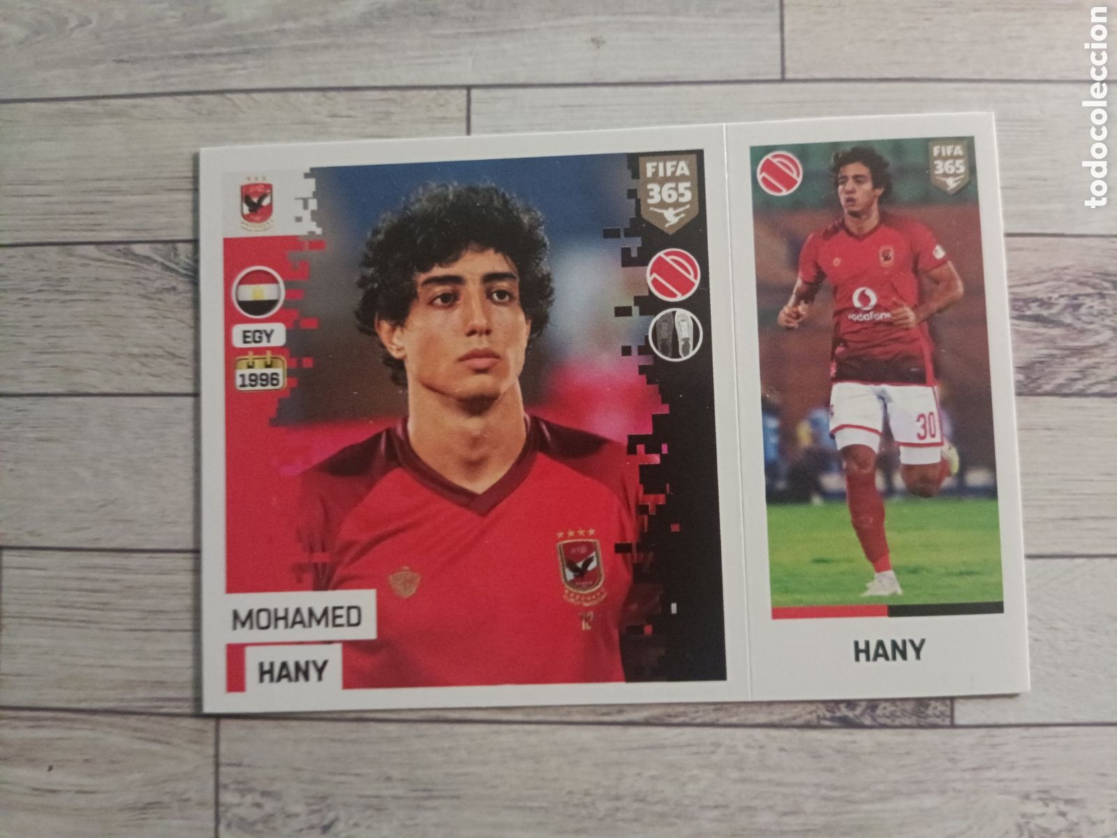 Cromos de f&uacute;tbol: 335 MOHAMED HANY - AL ALHY STICKER PANINI FIFA 365 2018 2019 18 19 BLUE EDITION