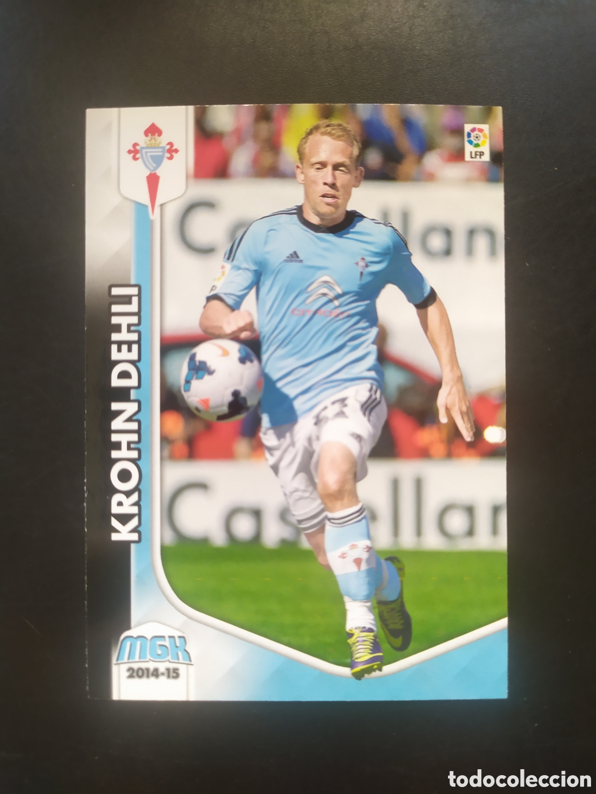 Cromos de f&uacute;tbol: Megacracks 2014 2015 14 15 panini Krohn-Dehli n&ordm; 84 Celta Vigo