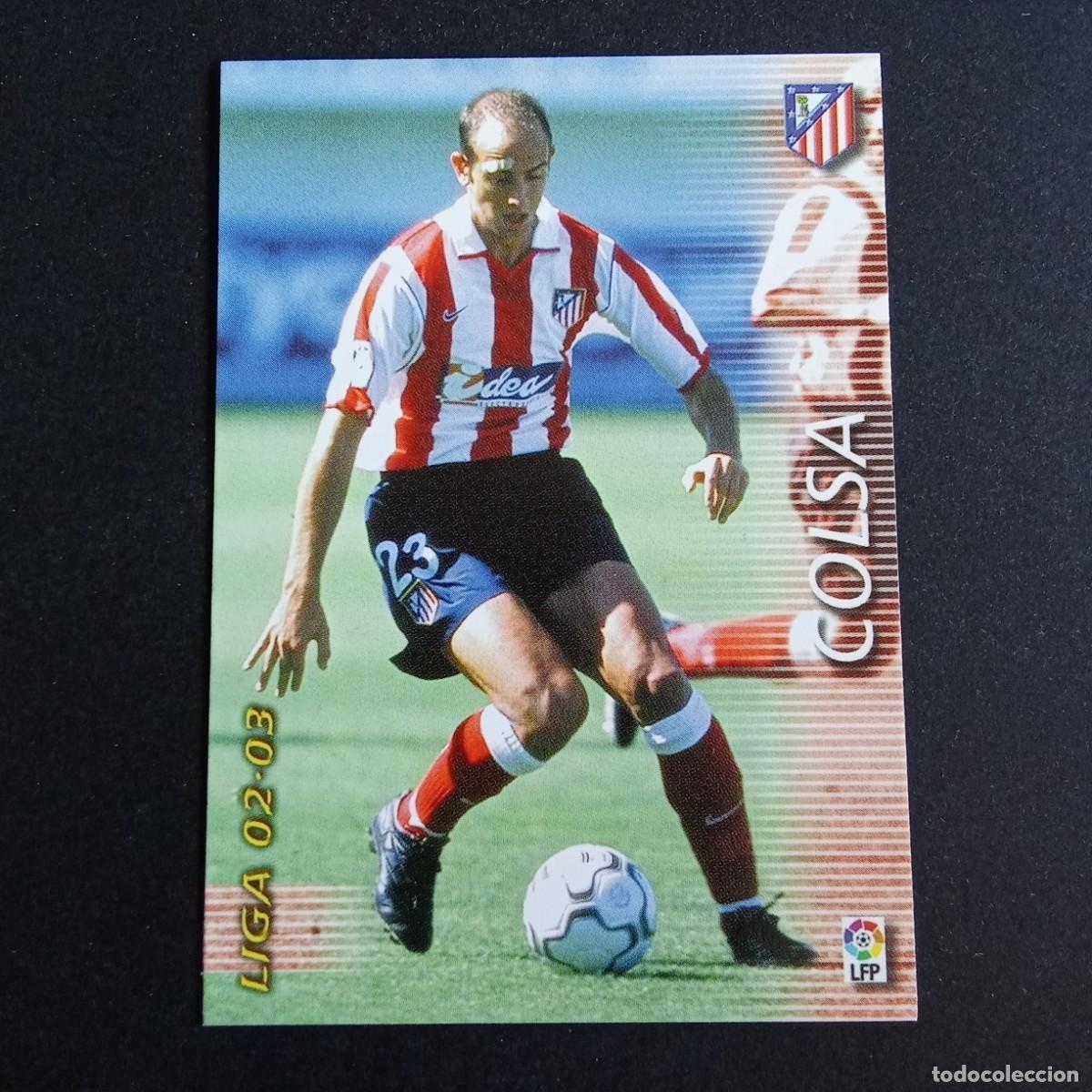 Cromos de f&uacute;tbol: 48 COLSA ATLETICO MADRID LIGA 2002 2003 02 03 MEGAFICHAS PANINI