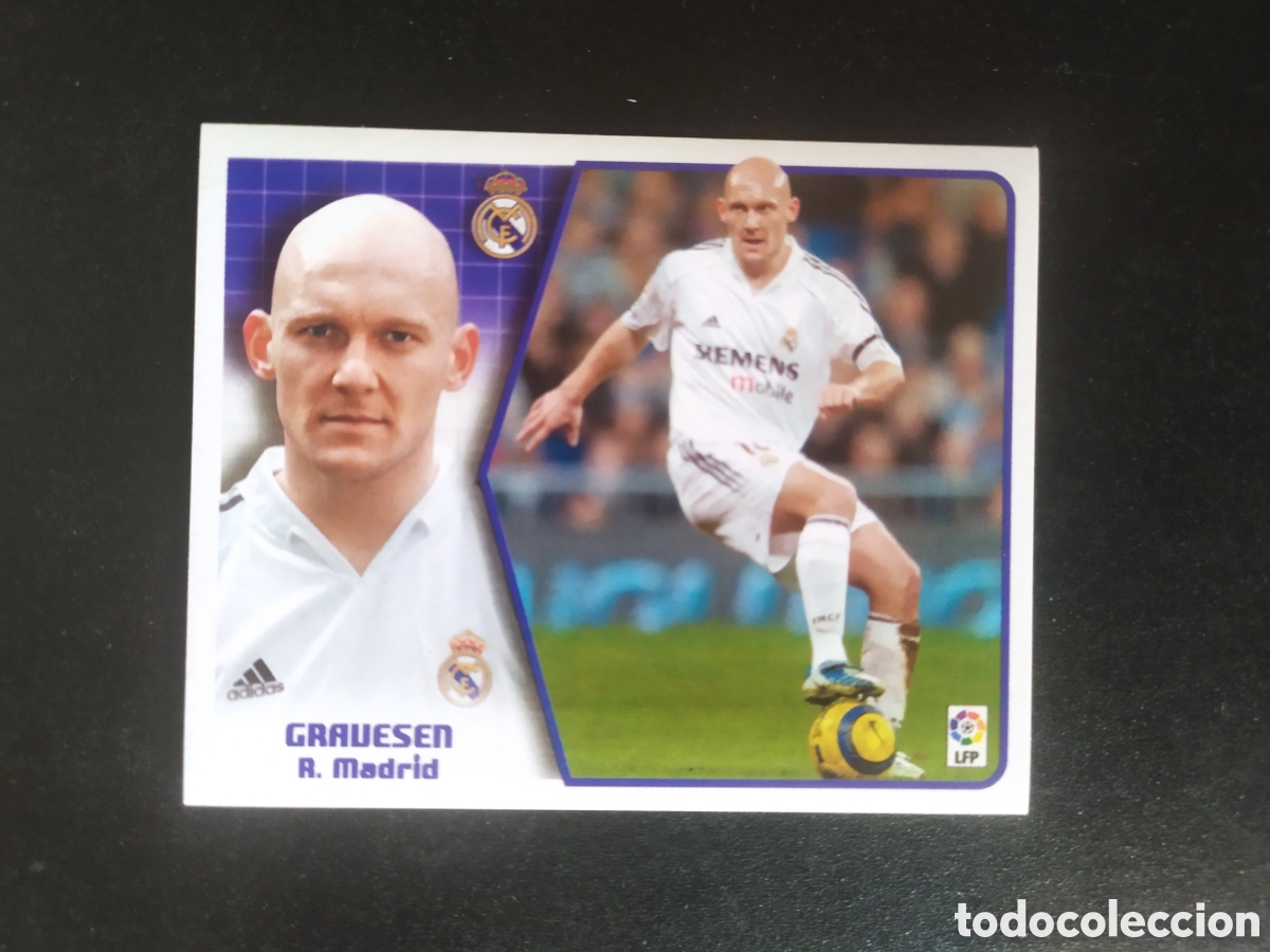 Cromos de f&uacute;tbol: Liga este 2005 2006 05 06 panini Gravesen Real Madrid