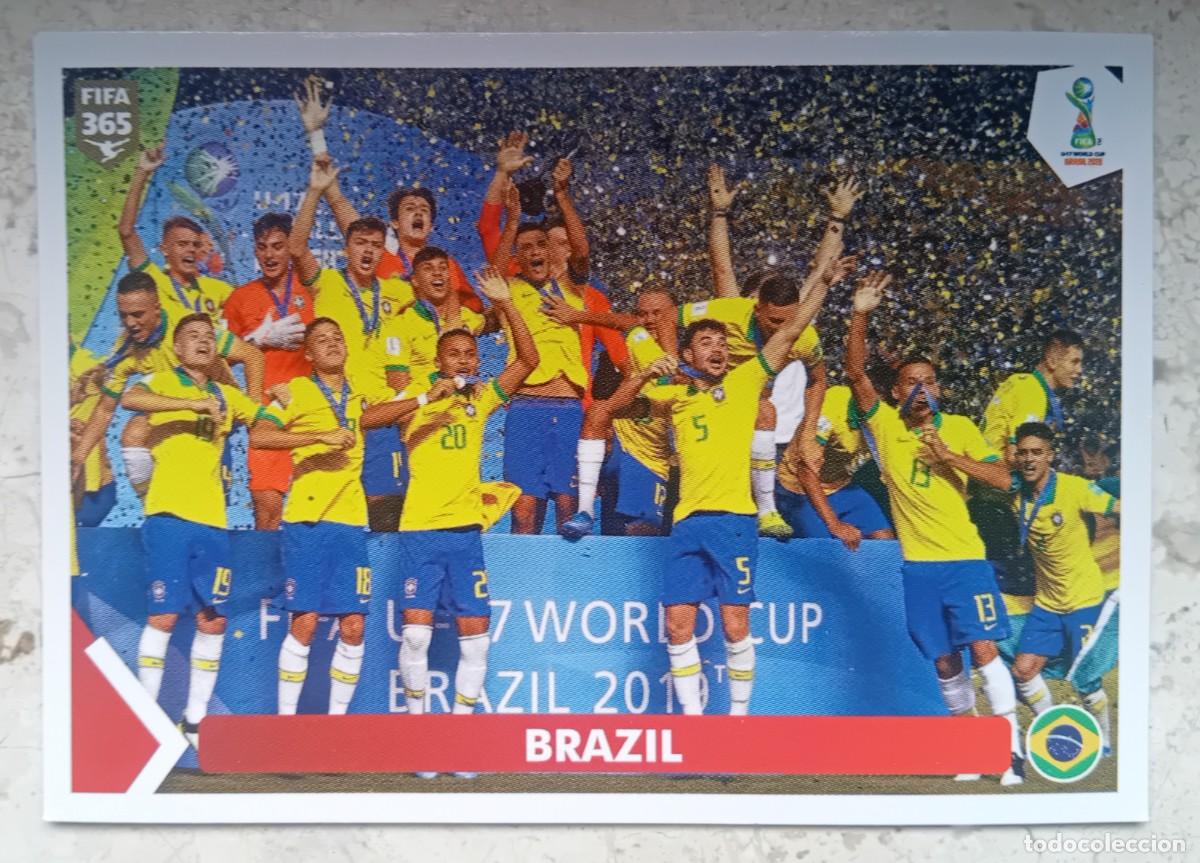 Cromos de f&uacute;tbol: Figurina Panini 2020-21 Cromo Fifa 365 2021 Brazil Winner U-17 n 433