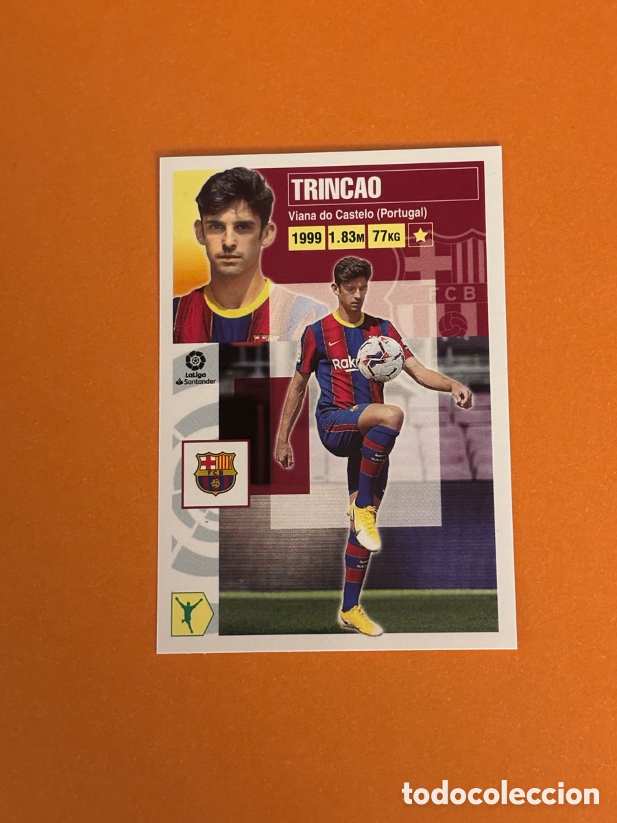 Cromos de f&uacute;tbol: TRINCAO - FC BARCELONA ULTIMOS FICHAJES N&ordm; 5 - LIGA ESTE 2020 2021 - 20 21