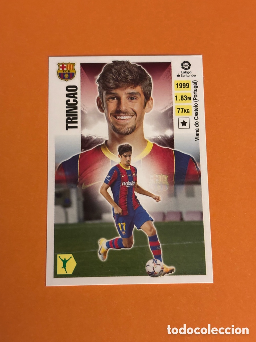 Football Stickers: TRINCAO F. C. BARCELONA TOP FICHAJE 71 LIGA ESTE 2020 2021 20 21 NUNCA PEGADO SIN PEGAR