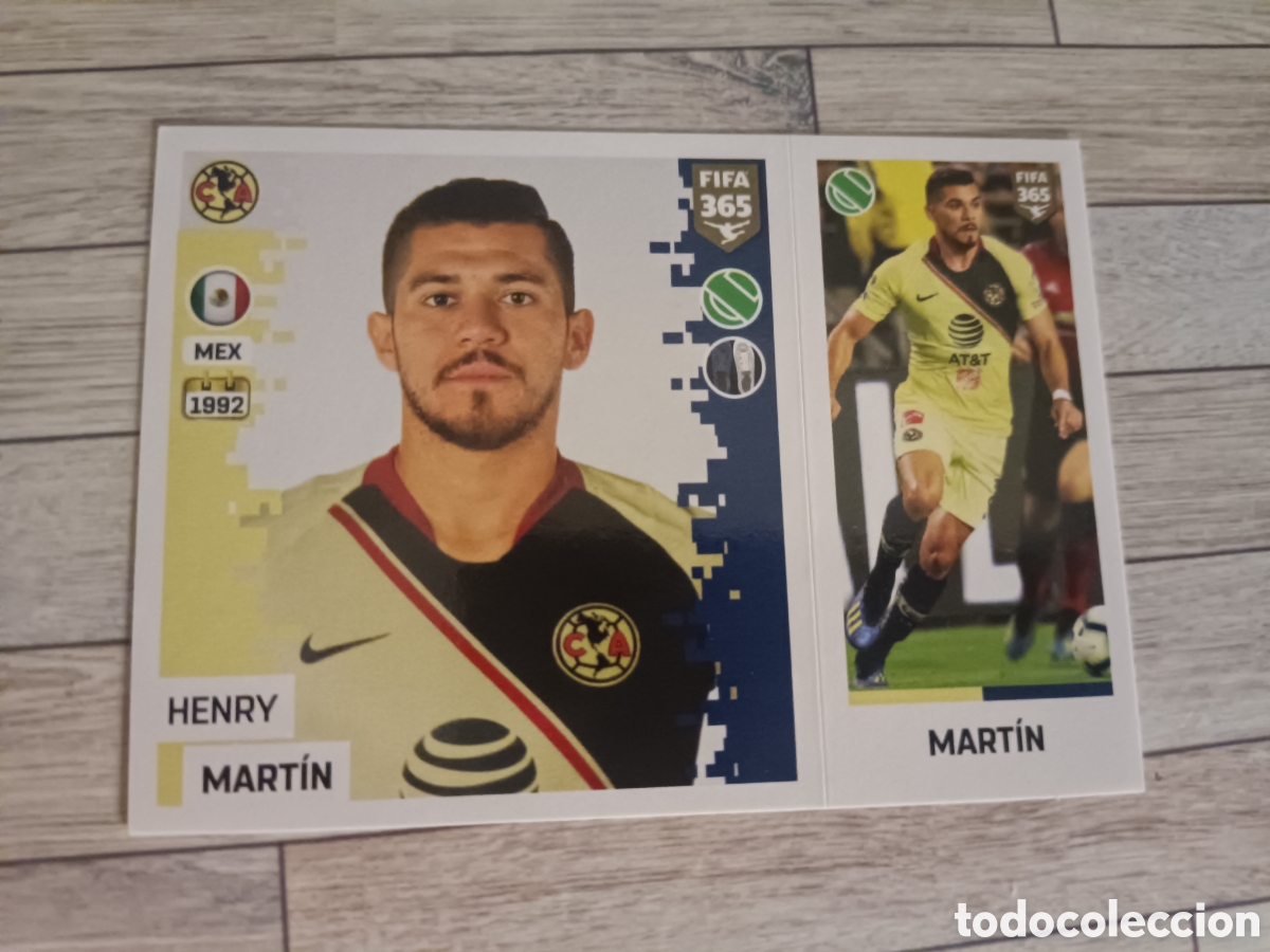 Figurine di Calcio: 359 HENRY MARTIN AMERICA STICKER PANINI FIFA 365 2018 2019 18 19 BLUE EDITION